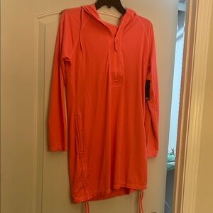 Huk Coral Hooded Dress